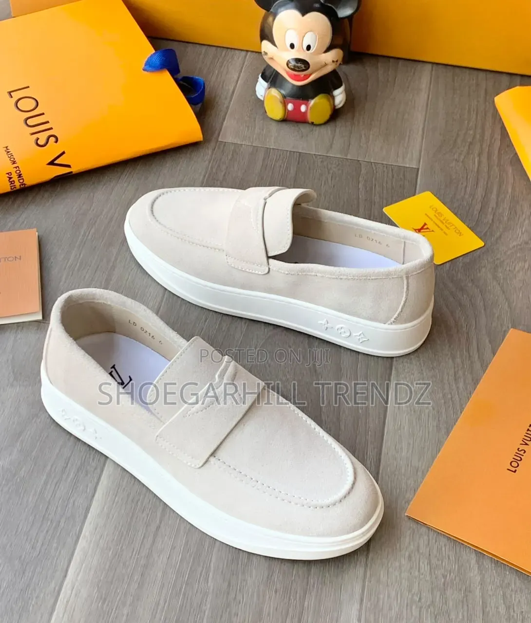 LV Paris Leather and Suede Hybrid Loafers for Men – Luxury Wear