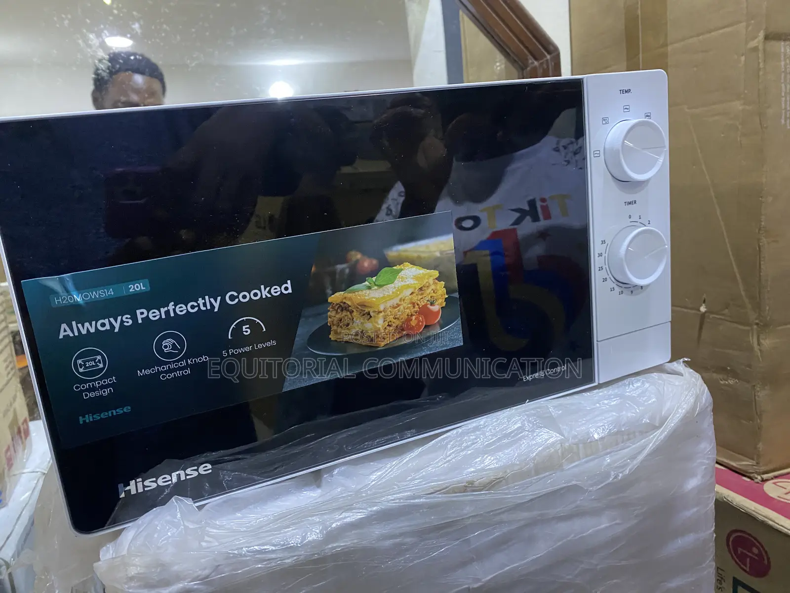 Hisense Manual Control Microwave H20MOWS14 20L 7000W