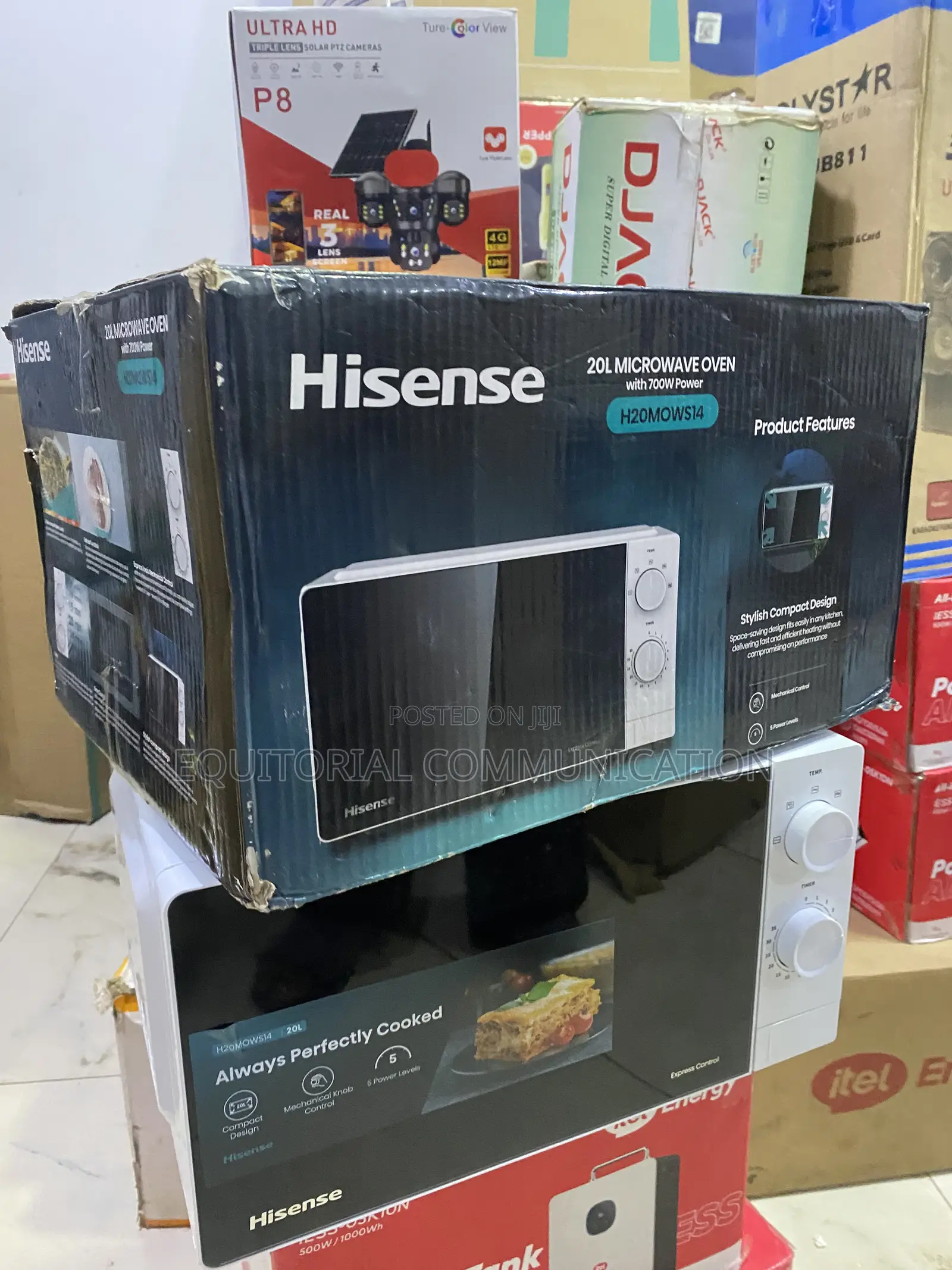 Hisense H20MOWS14 20L Food Heating Microwave 7000W Manual