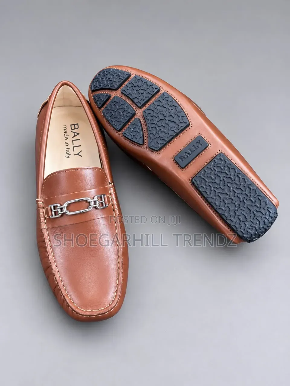 Drivers Leather Bally Men Shoes