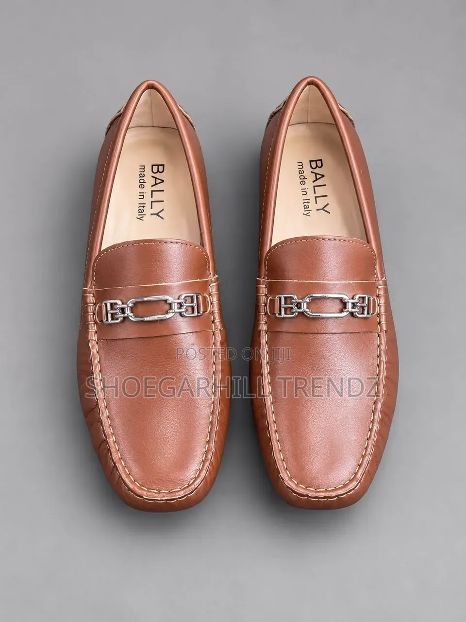Drivers Leather Bally Men Shoes