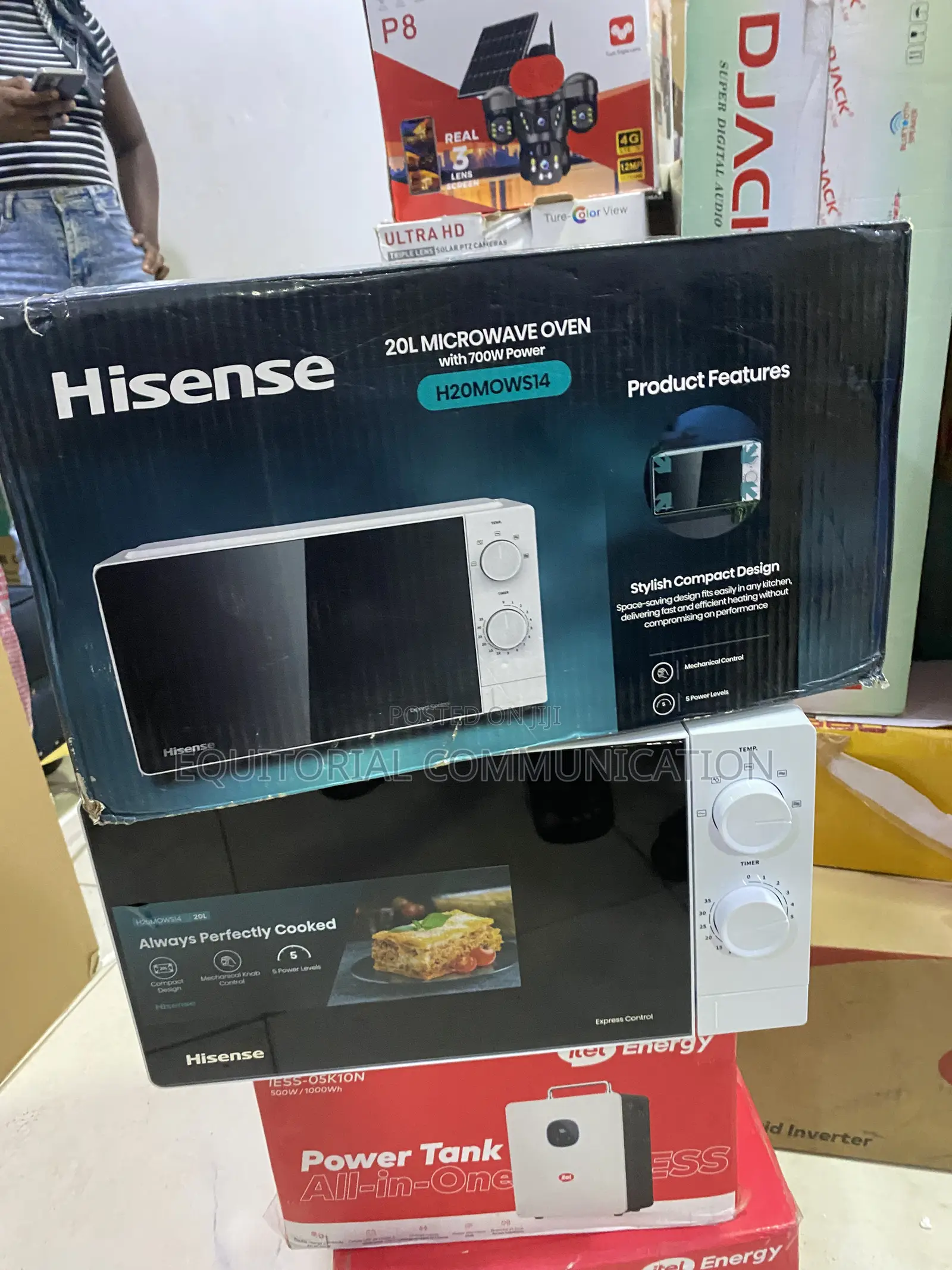 Hisense H20MOWS14 20L Easy-Control Microwave Oven 7000W