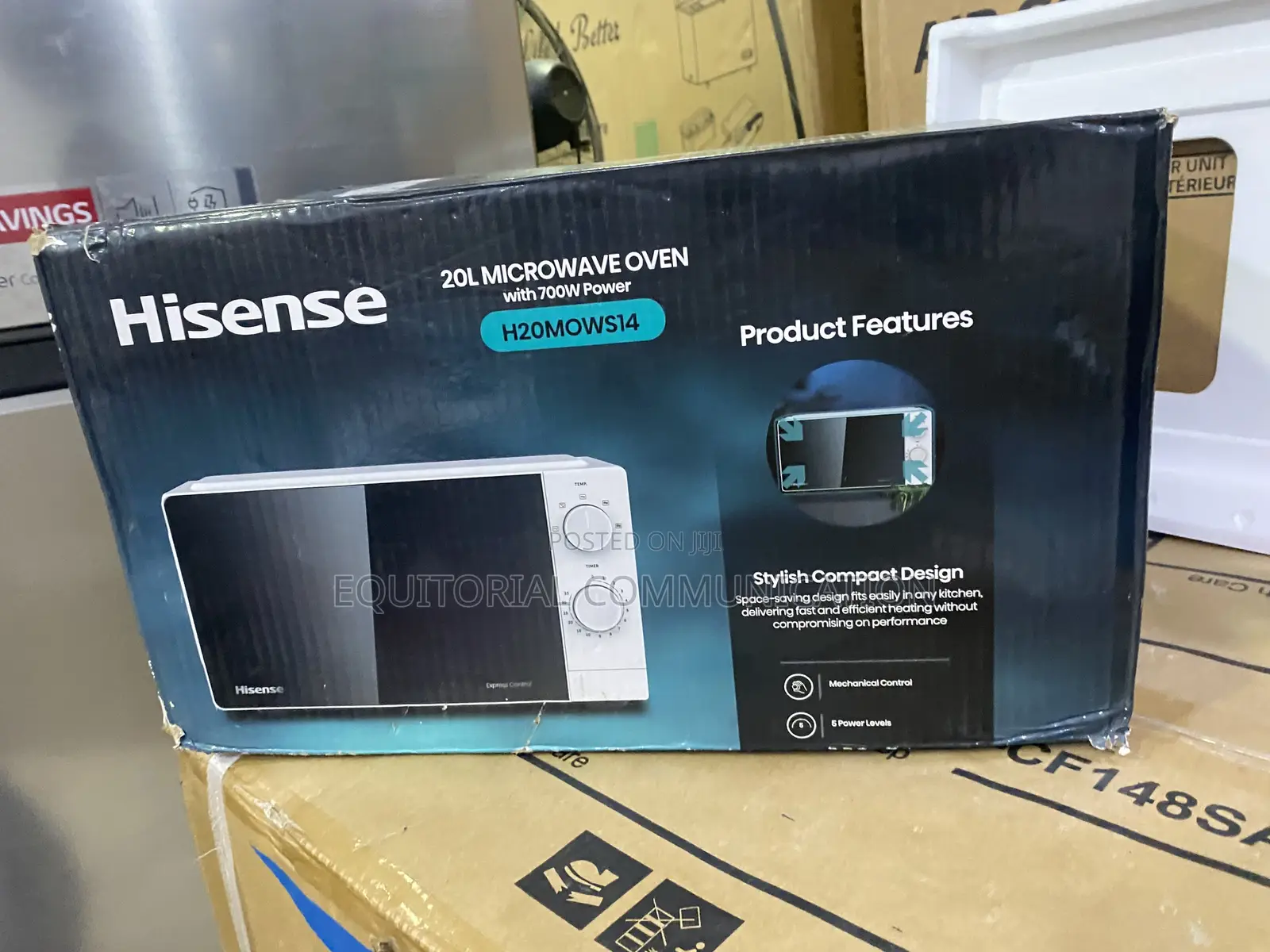 Hisense H20MOWS14 Manual Microwave for Everyday Cooking 20L 7000W