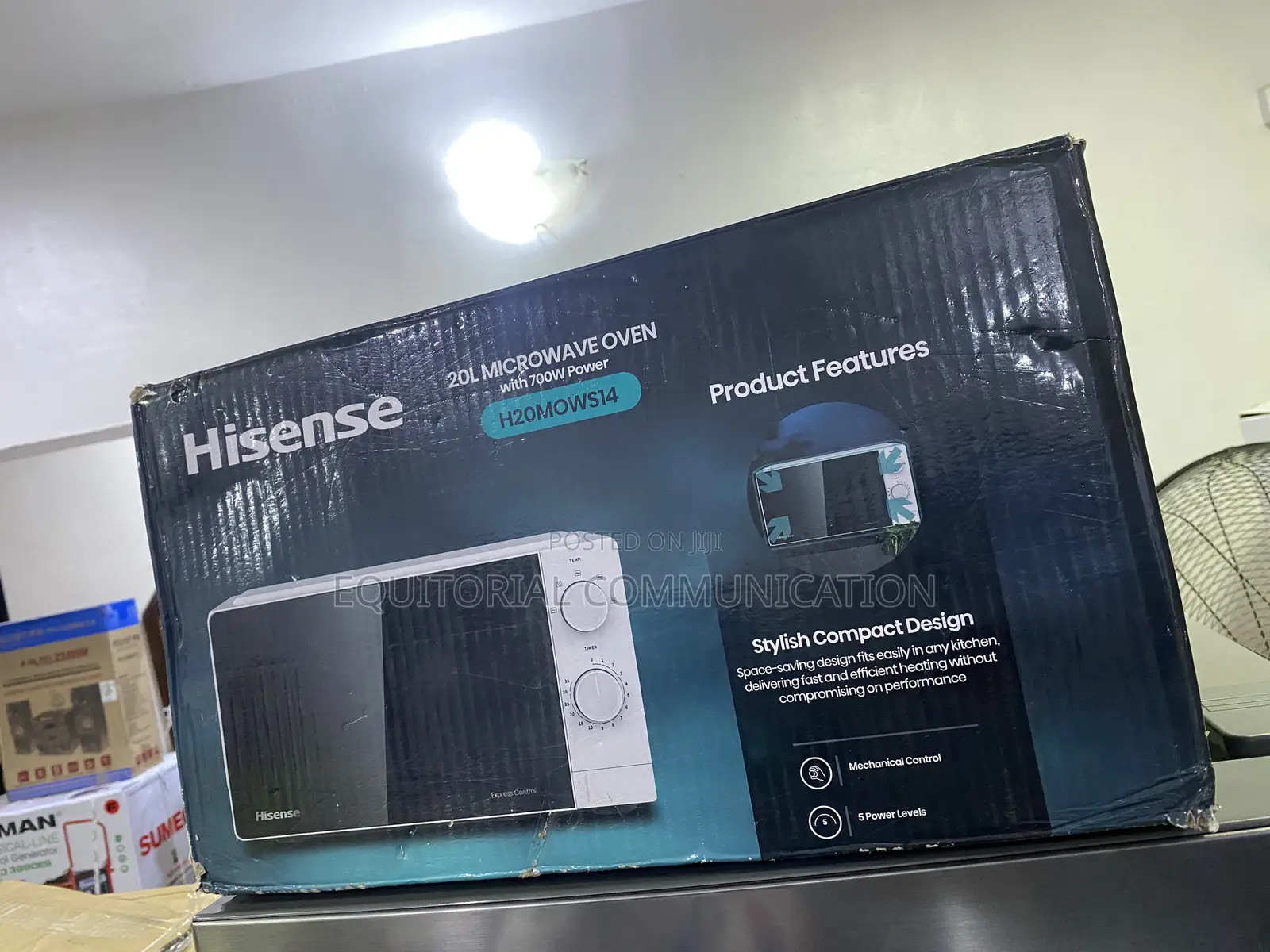 Hisense H20MOWS14 Manual Microwave for Everyday Cooking 20L 7000W
