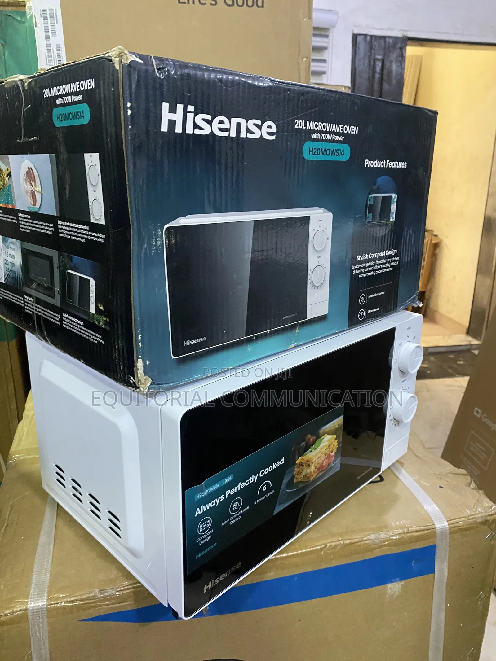 Hisense 20L Manual Food Preparation Microwave H20MOWS14 7000W