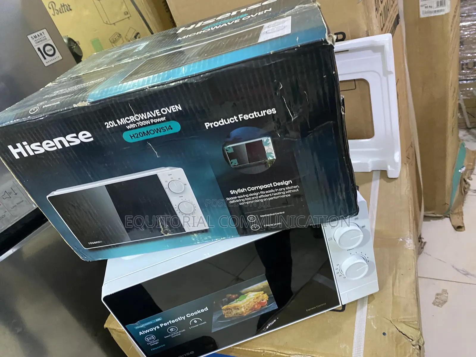 Hisense 20L Manual Microwave With Compact Design H20MOWS14 7000W