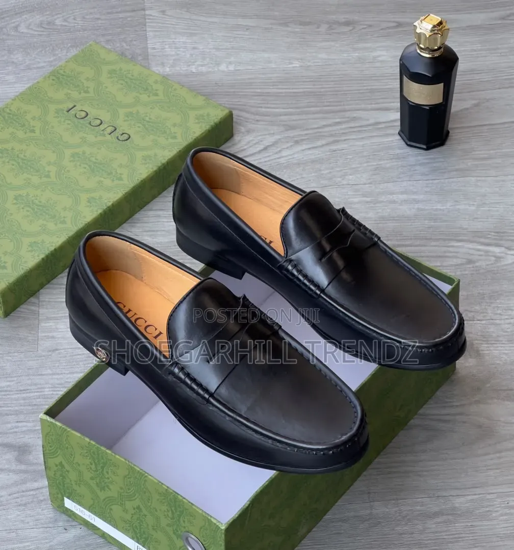 Premium Gucci Penny and Chain Loafers