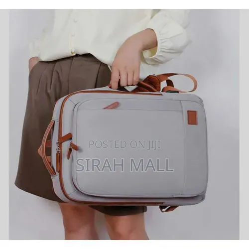 Large-Capacity Expandable Business Laptop Bag Multi-Compartment