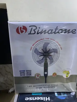 Binatone Rechargeable Pedestal Fan RCFM-1875 1.6M