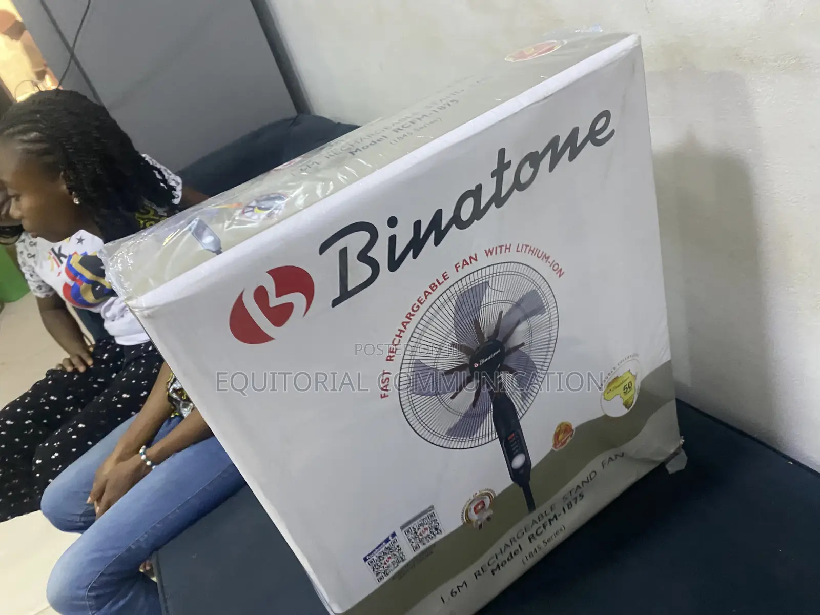 Binatone 1.6M Stand Fan for Everyday Cooling RCFM-1875