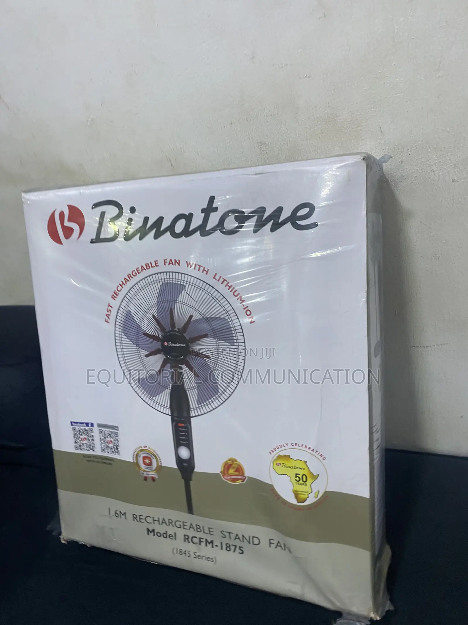 Binatone 1.6M Stand Fan for Everyday Cooling RCFM-1875
