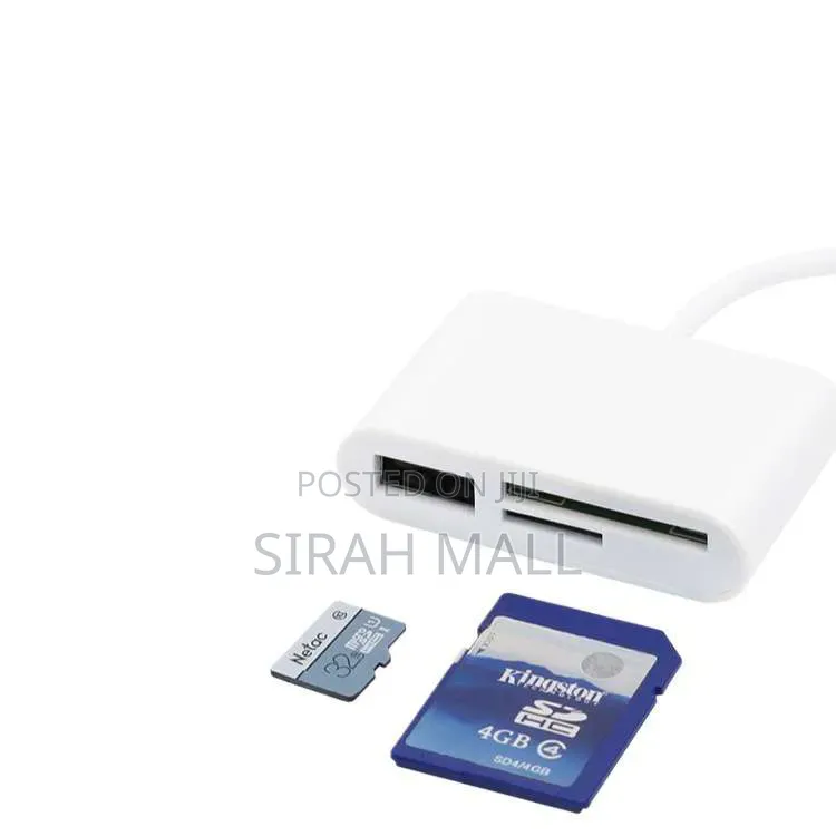 3-in-1 USB-C Card Reader – Fast SD/TF + USB Adapter