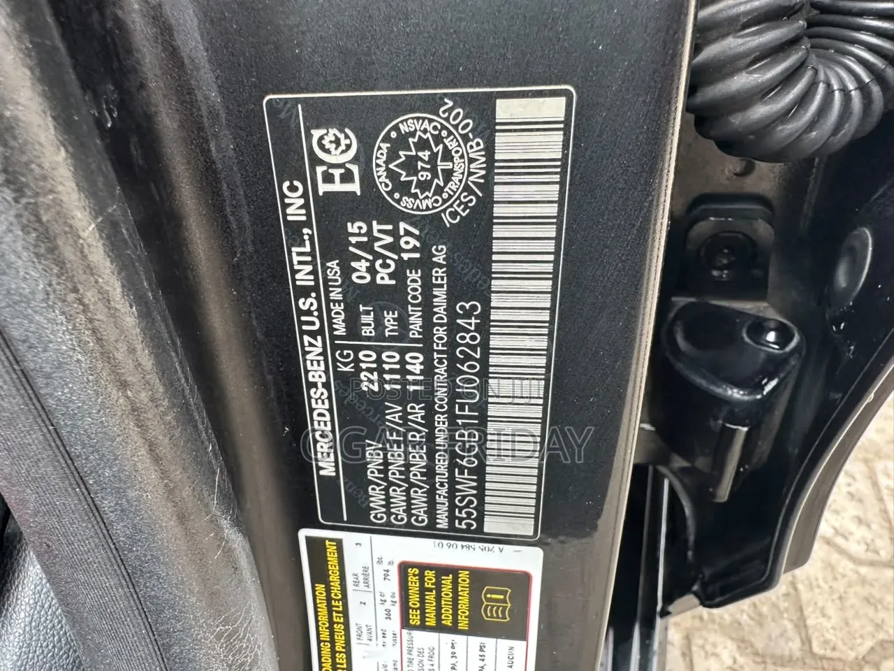 Mercedes-Benz C400 2016 Black