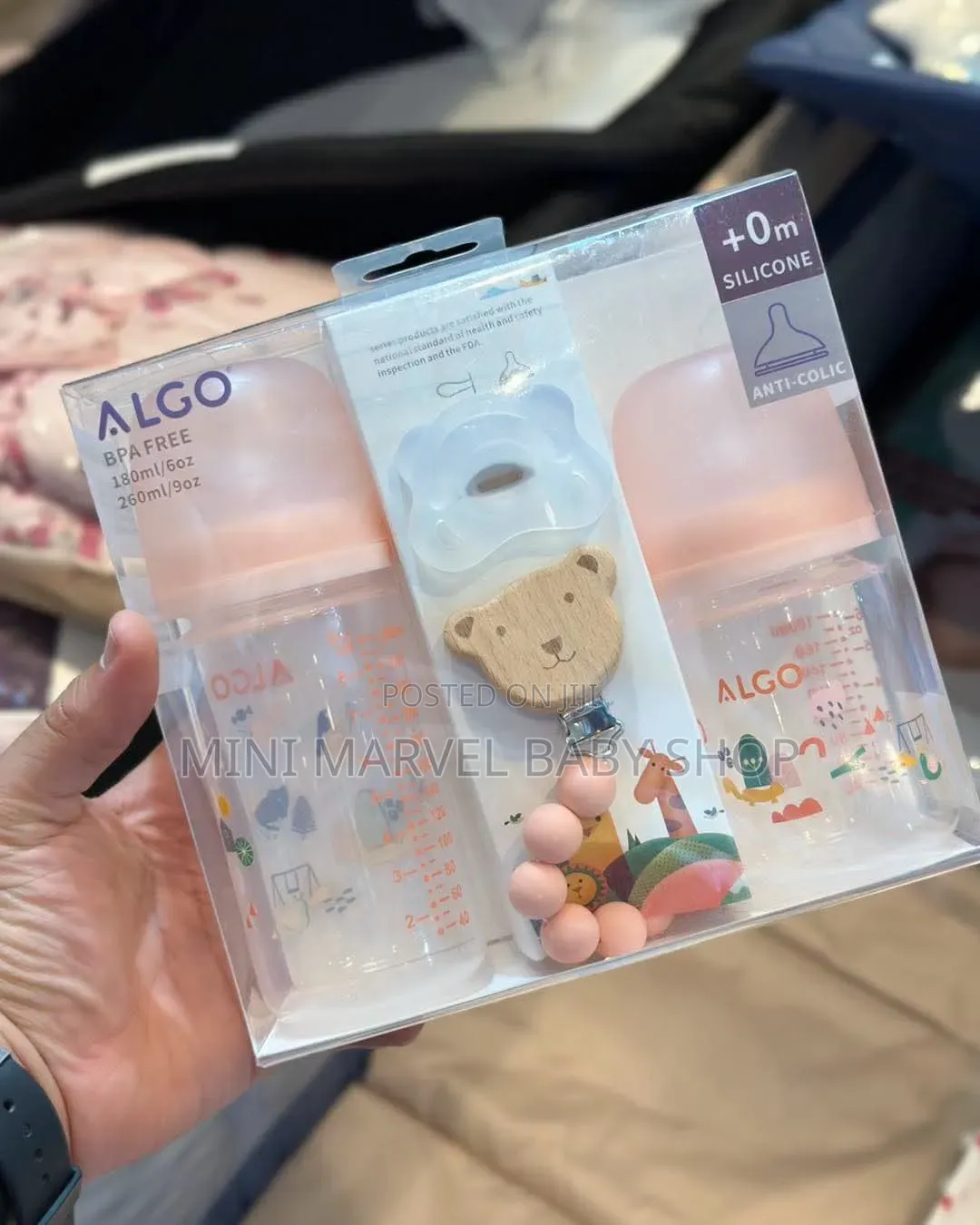 Algo Anti Colic 2pcs Feeding Bottle
