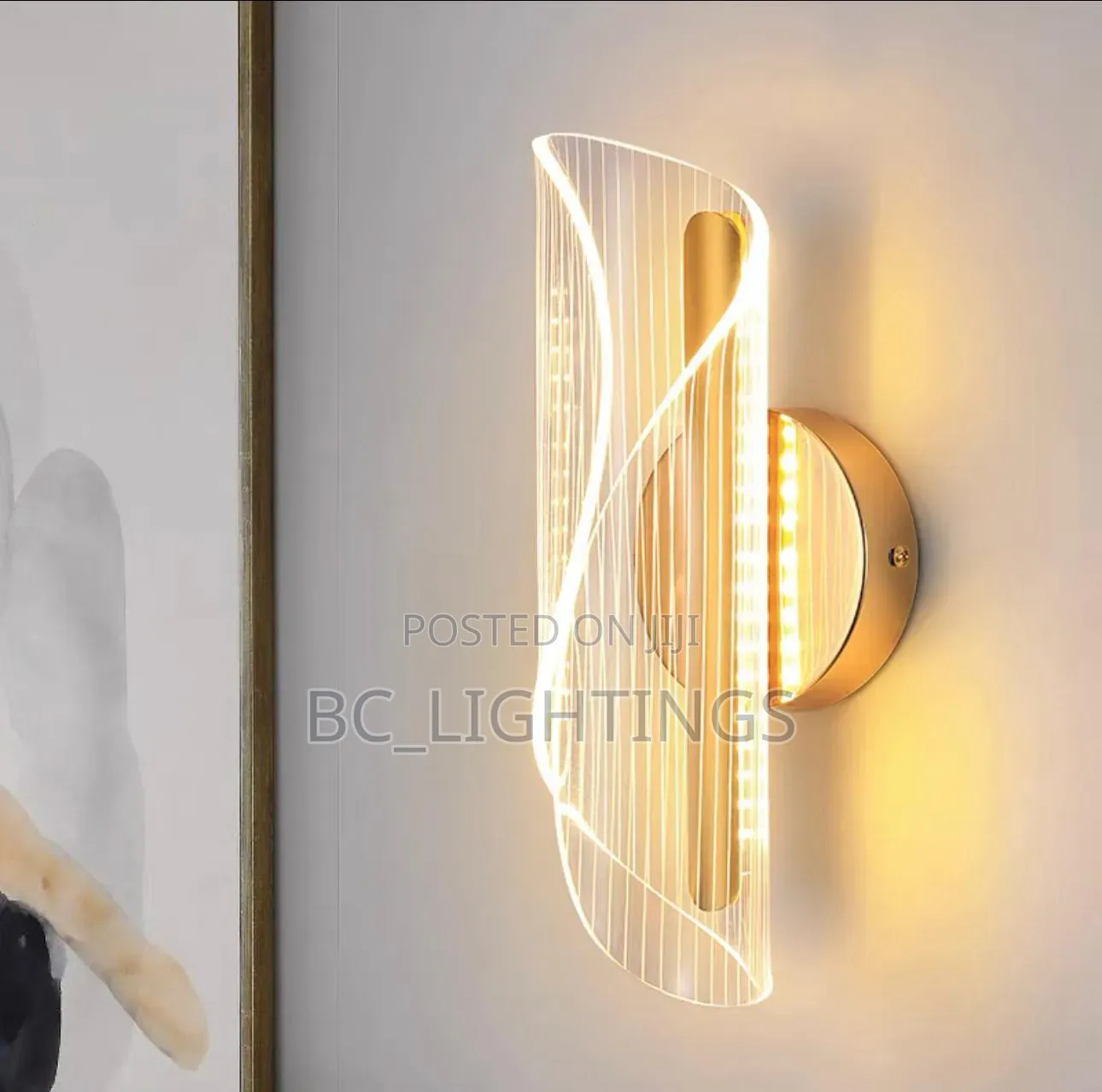 Nordic Acrylic Wall Lamp Living Room BarCreative Bedroom Bedside Hotel