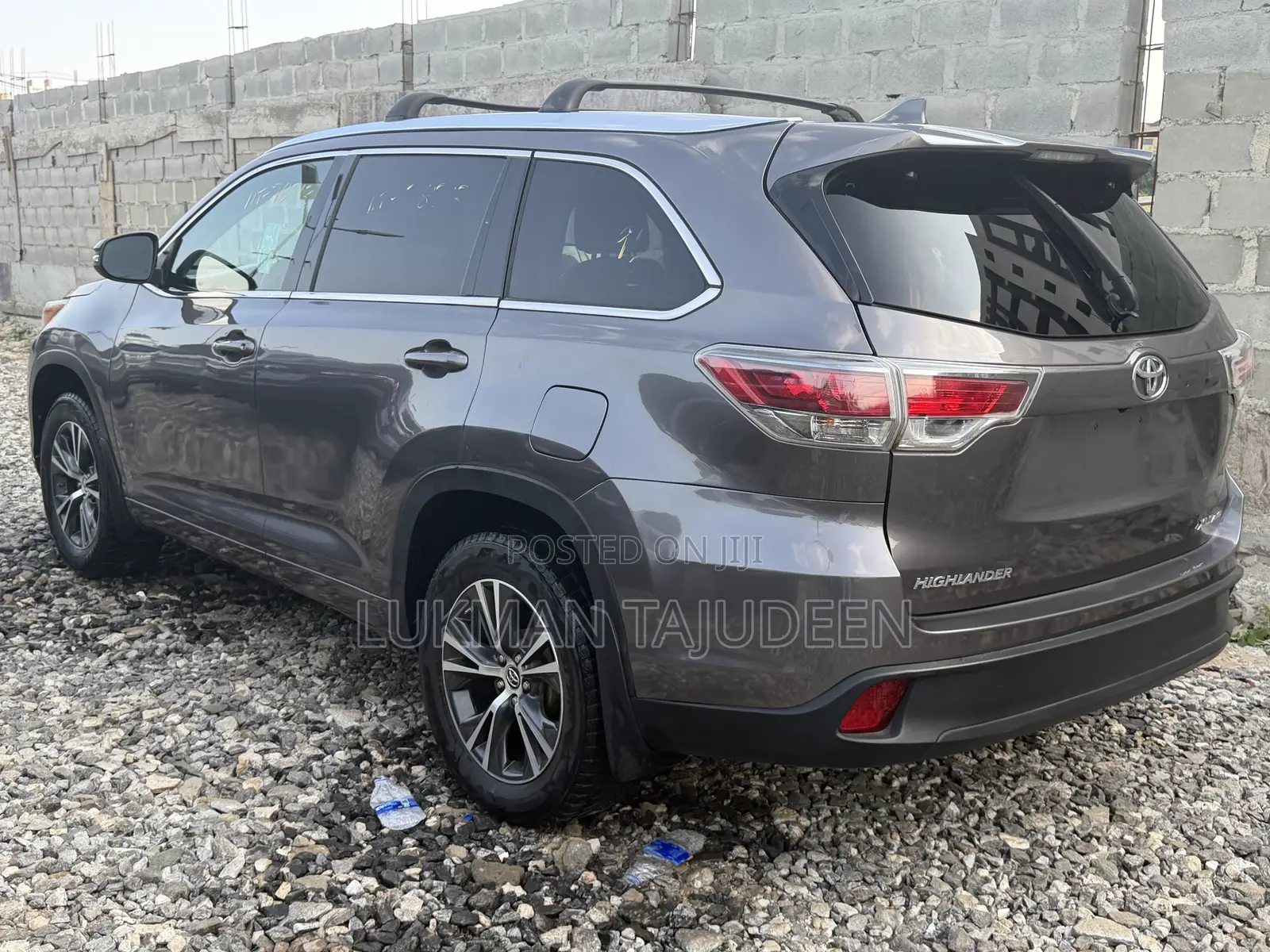 Toyota Highlander XLE V6 4x4 (3.5L 6cyl 6A) 2016 Gray