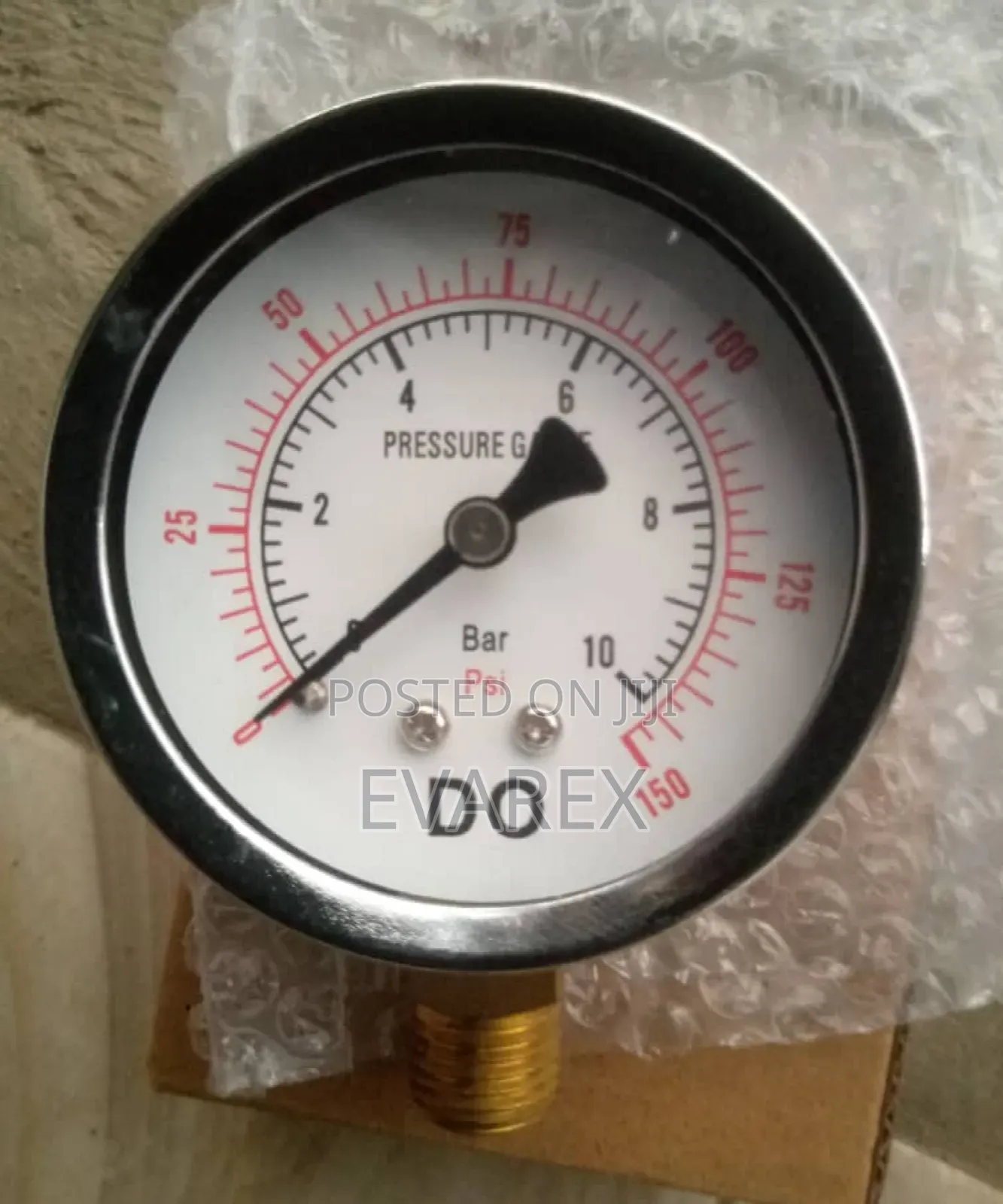 10 Bar Water Pressure Gauge 21⁄2 X 1⁄2