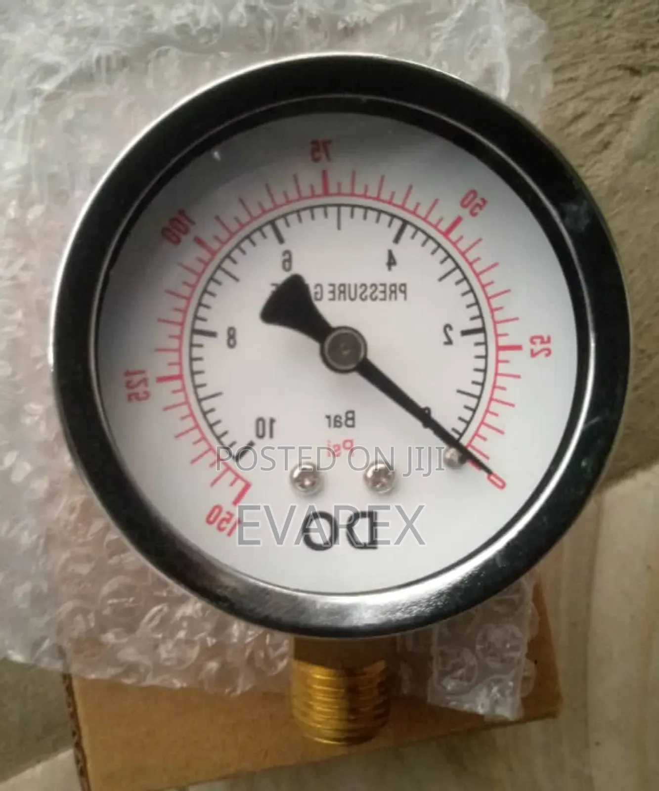 10 Bar Water Pressure Gauge 21⁄2 X 1⁄2