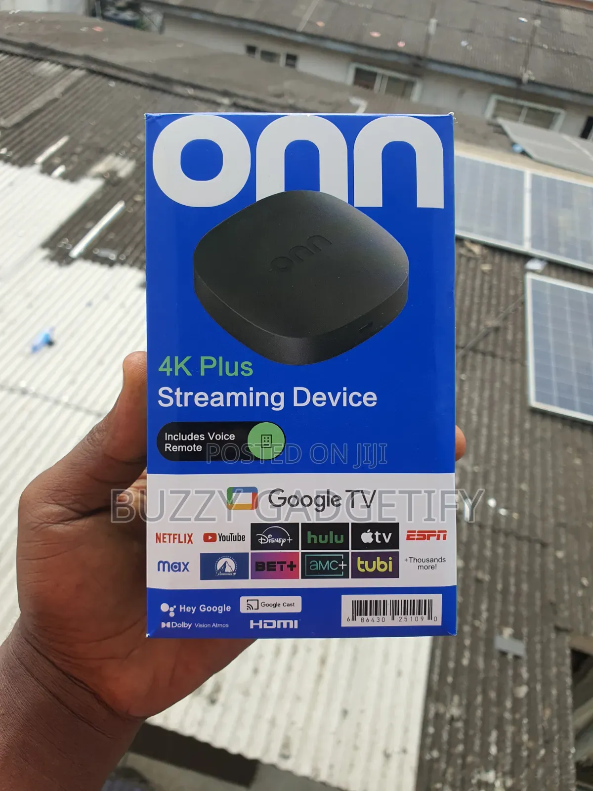 Onn. 4K Plus Streaming Device (Powered by Google TV)