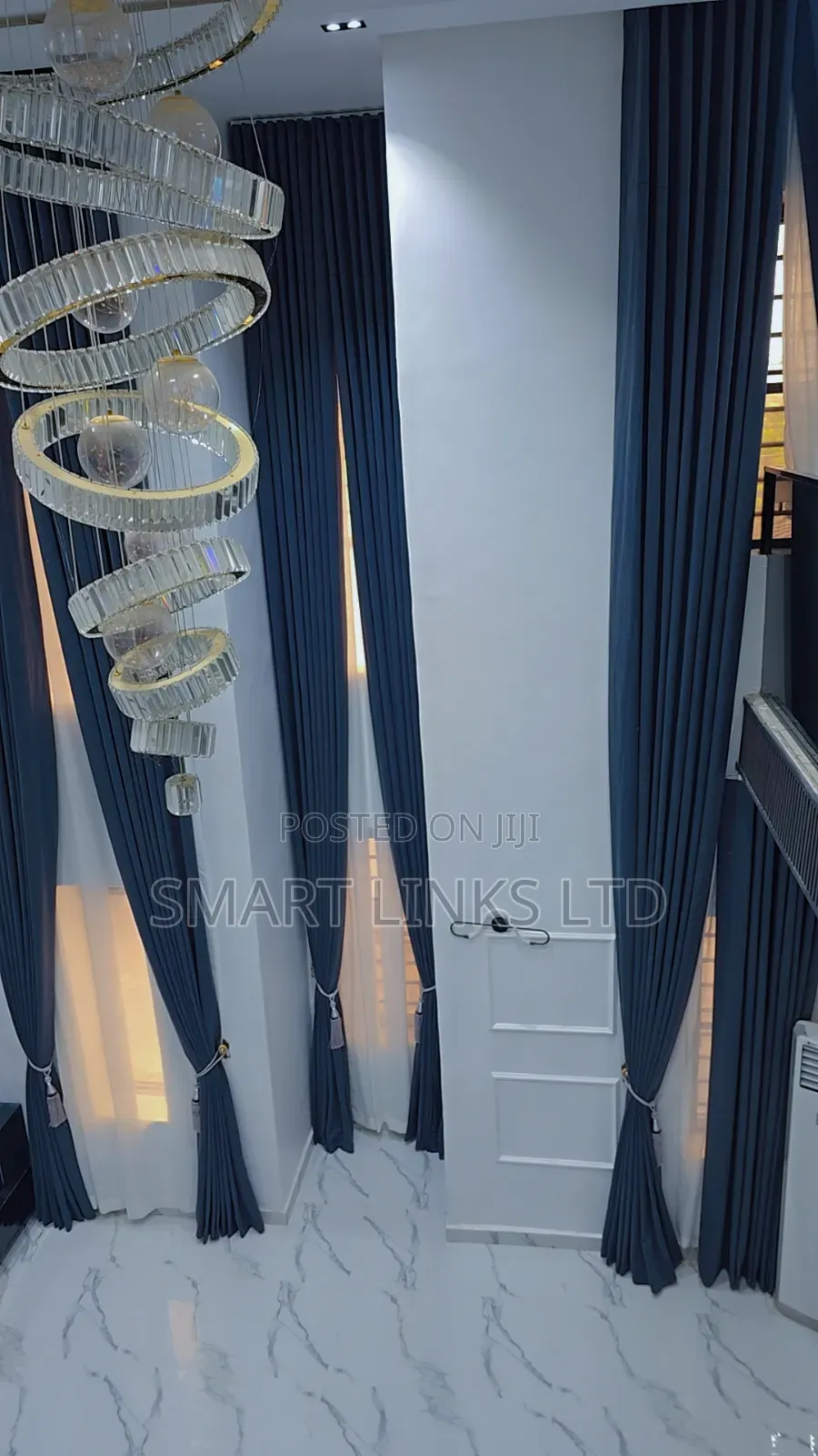Luxury Void Window Curtain Installation | Smart Links Interiors LTD