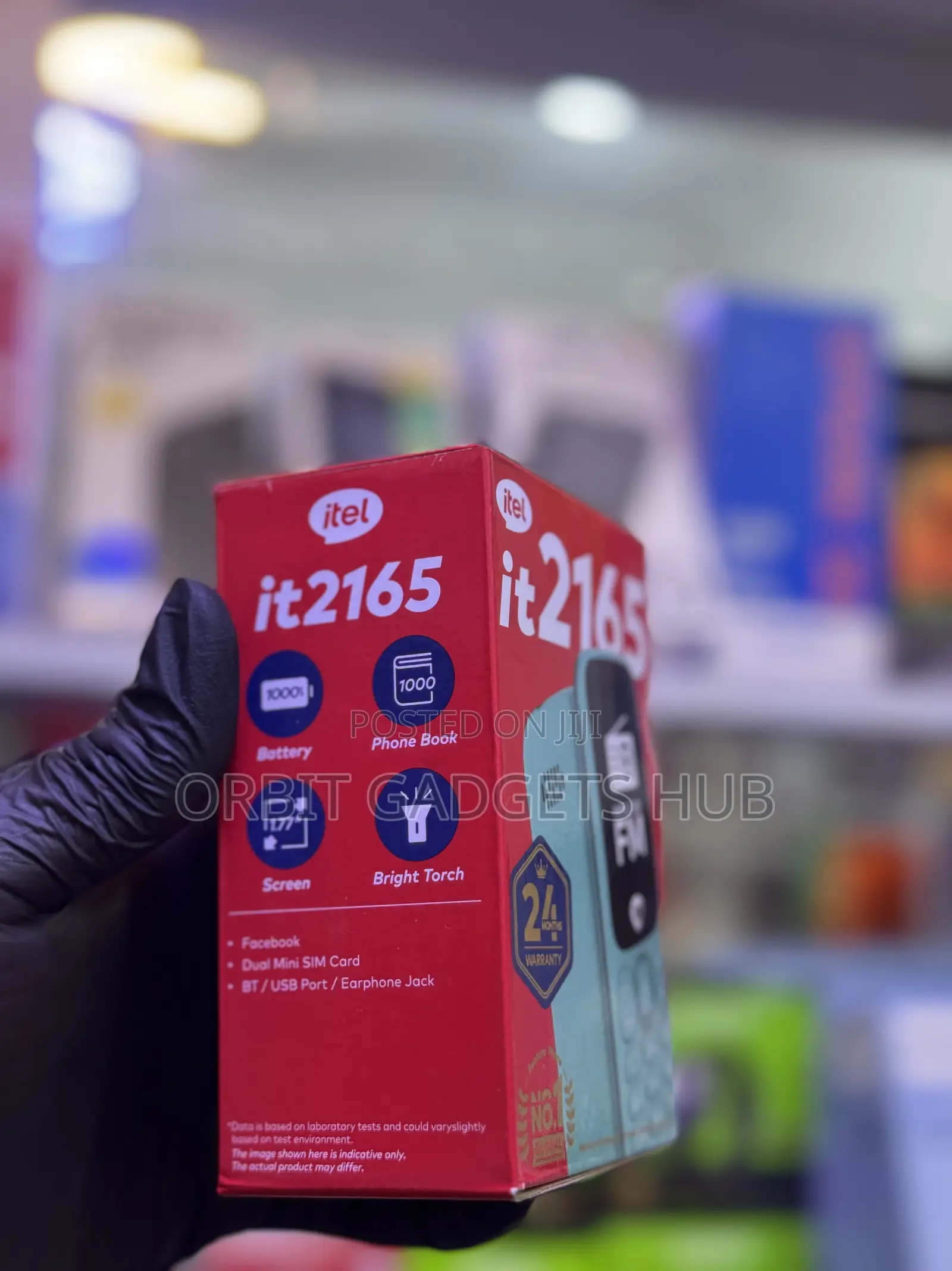 New Itel it2165 Black