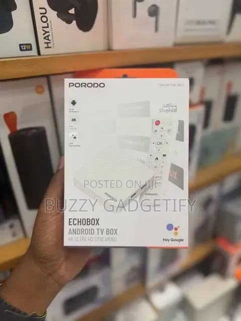 Porodo Echobox 4K Ultra HD Android TV Box