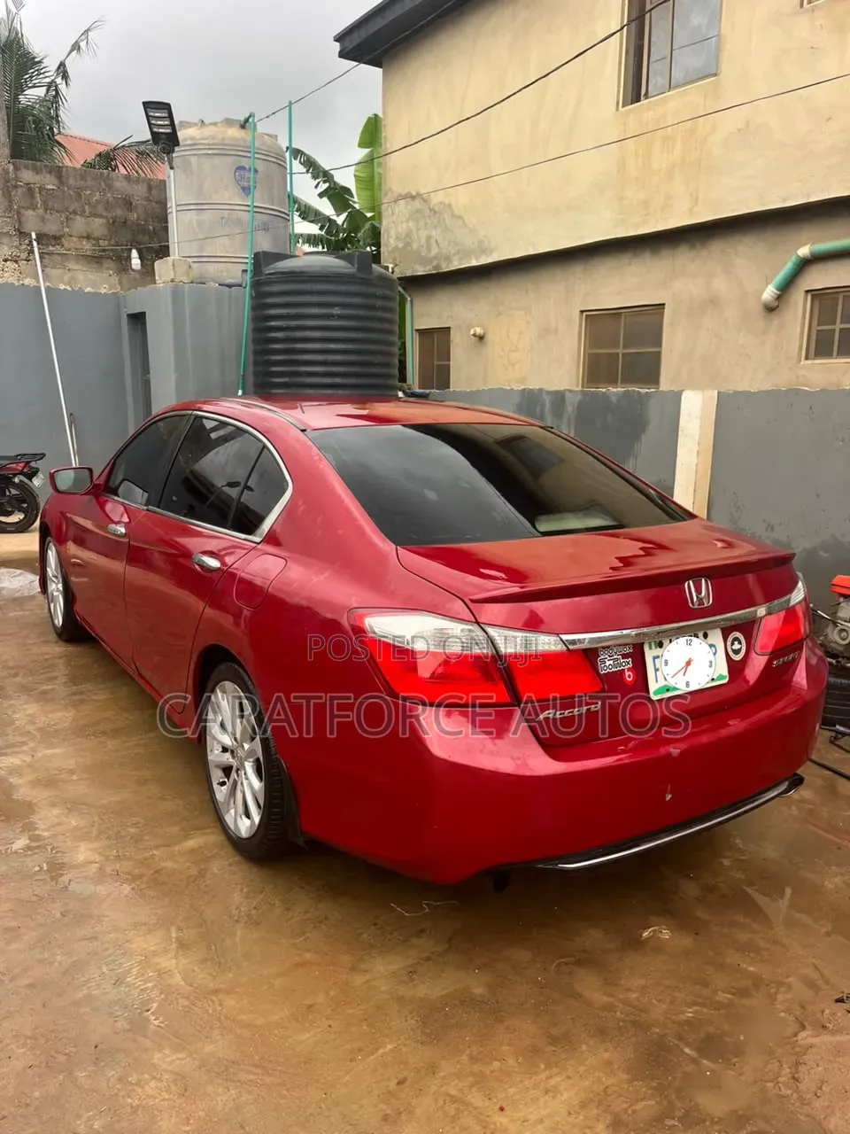Honda Accord Sport 4dr Sedan (2.4L 4cyl CVT) 2014 Red
