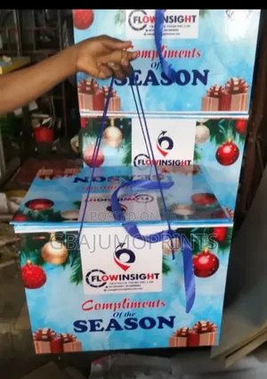 Christmas Print Customised Gift Box