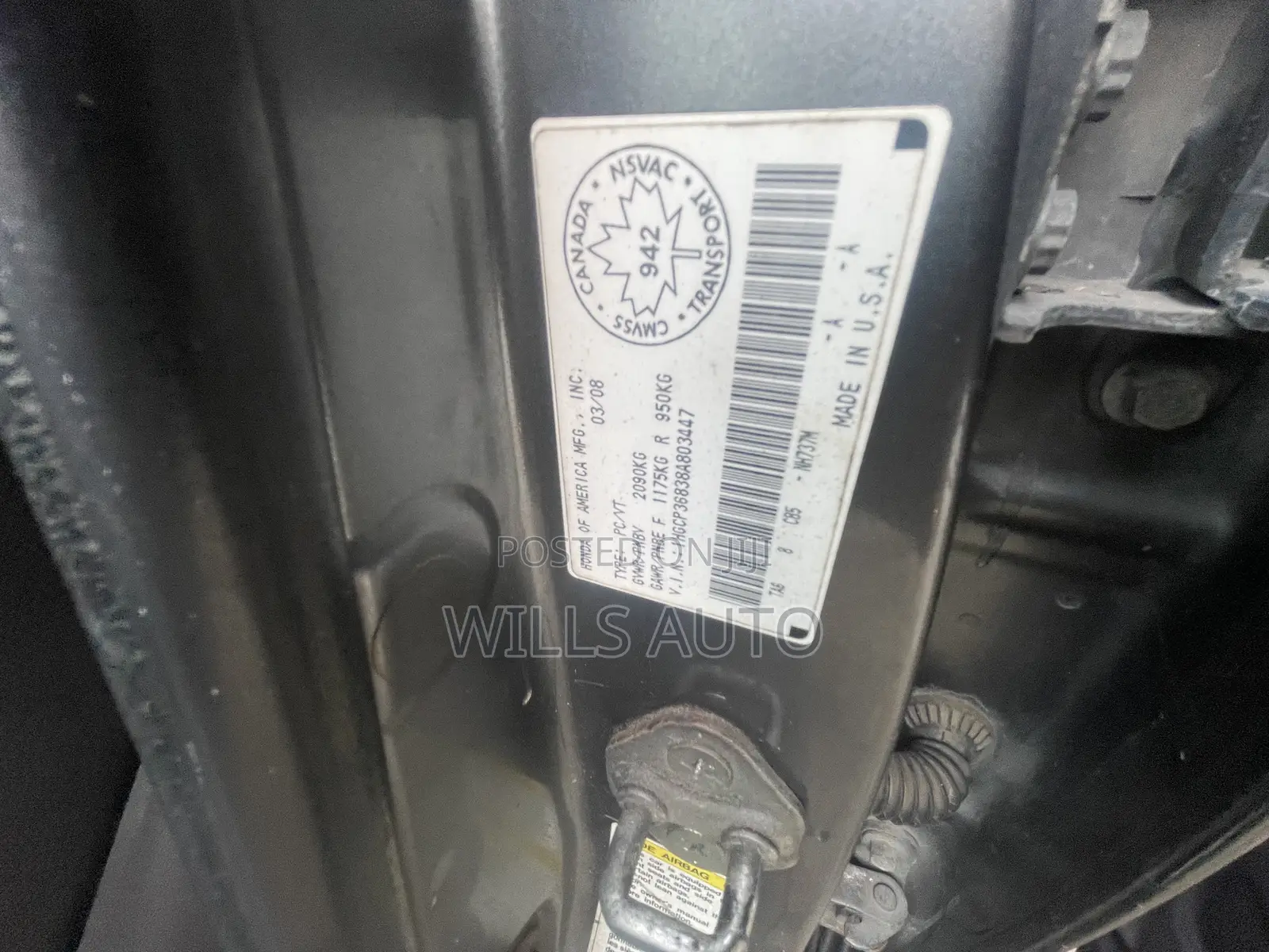 Honda Accord 2008 Green