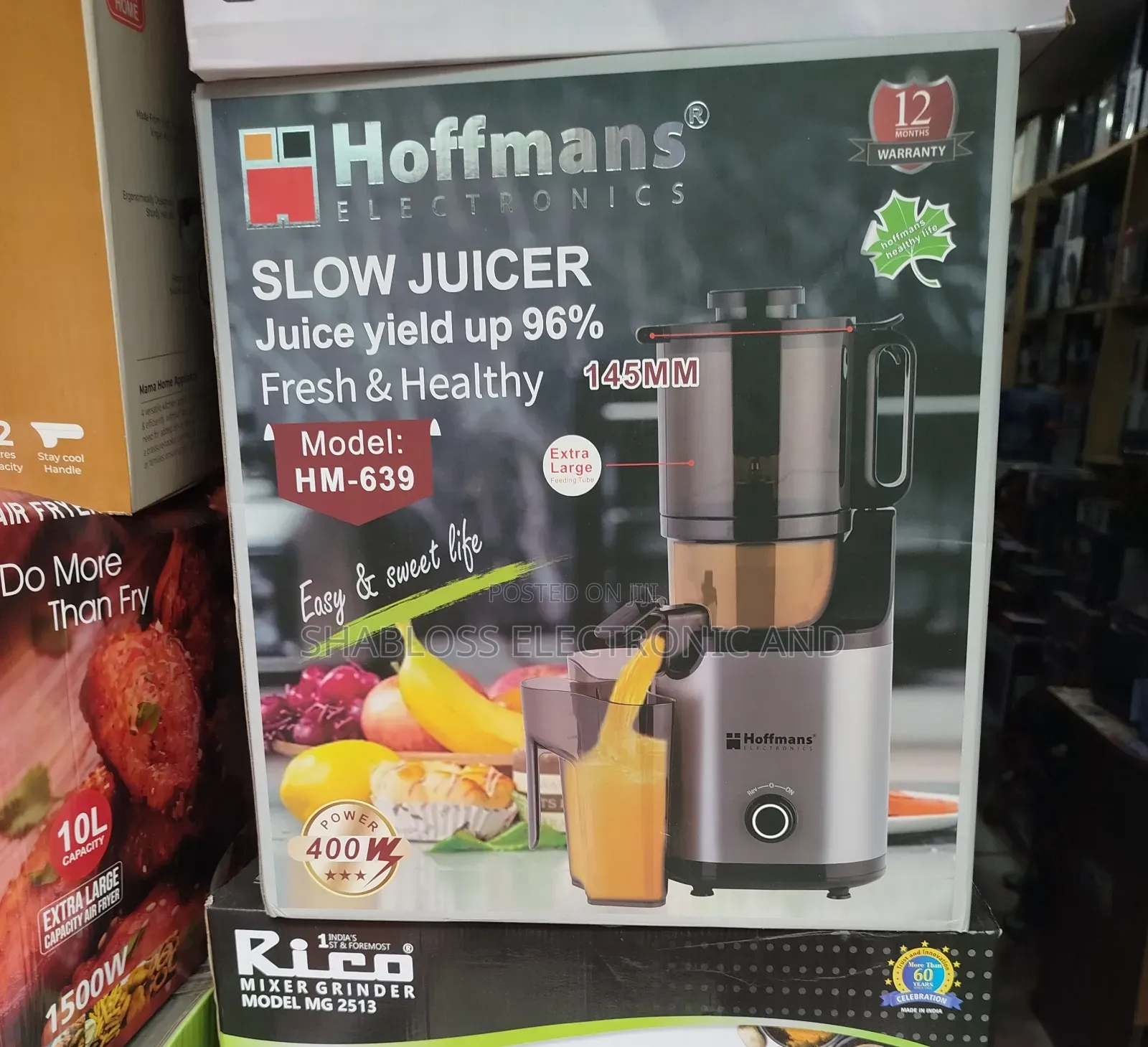 400w Hoffman Slow Juicer