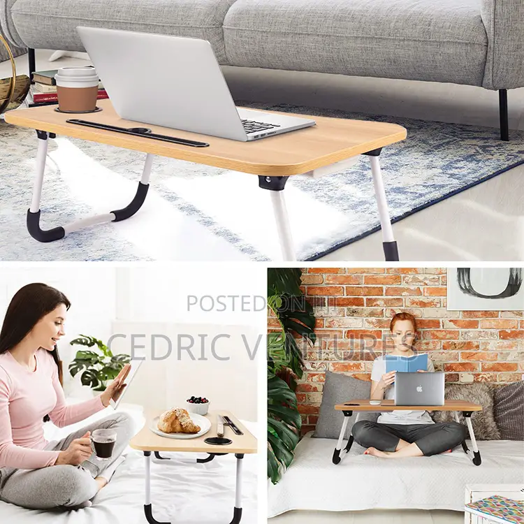 Portable Laptop Desk Foldable Lap Table - 40 X 60 Cm