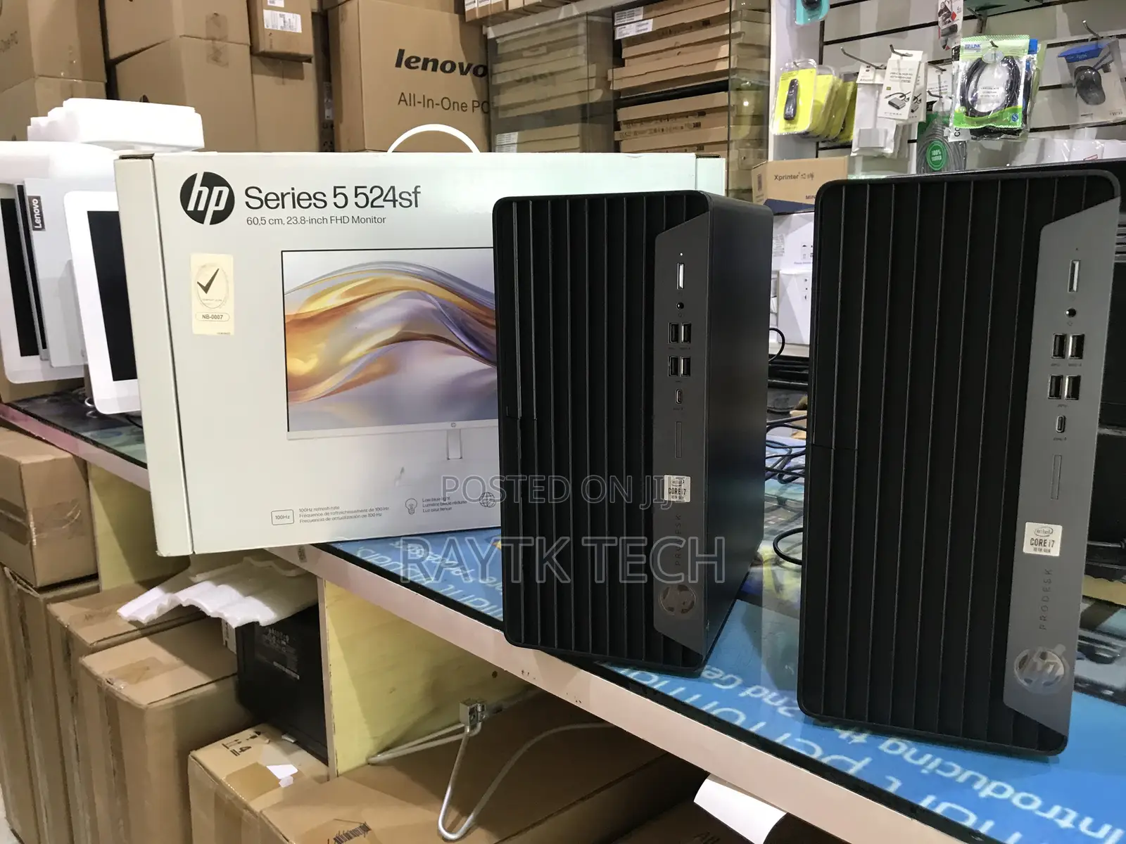 New Desktop Computer HP ProDesk 600 8GB Intel Core i3 SSD 512GB