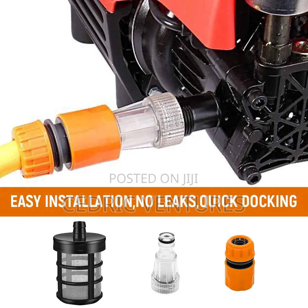 Pressure Washer Quick Connector Set 1/2'' With Inlet Filters - 3 PCS