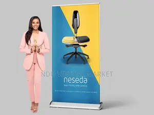 Roll-Up Banner Stand, Big Base – Showroom & Expo Display – Nnewi