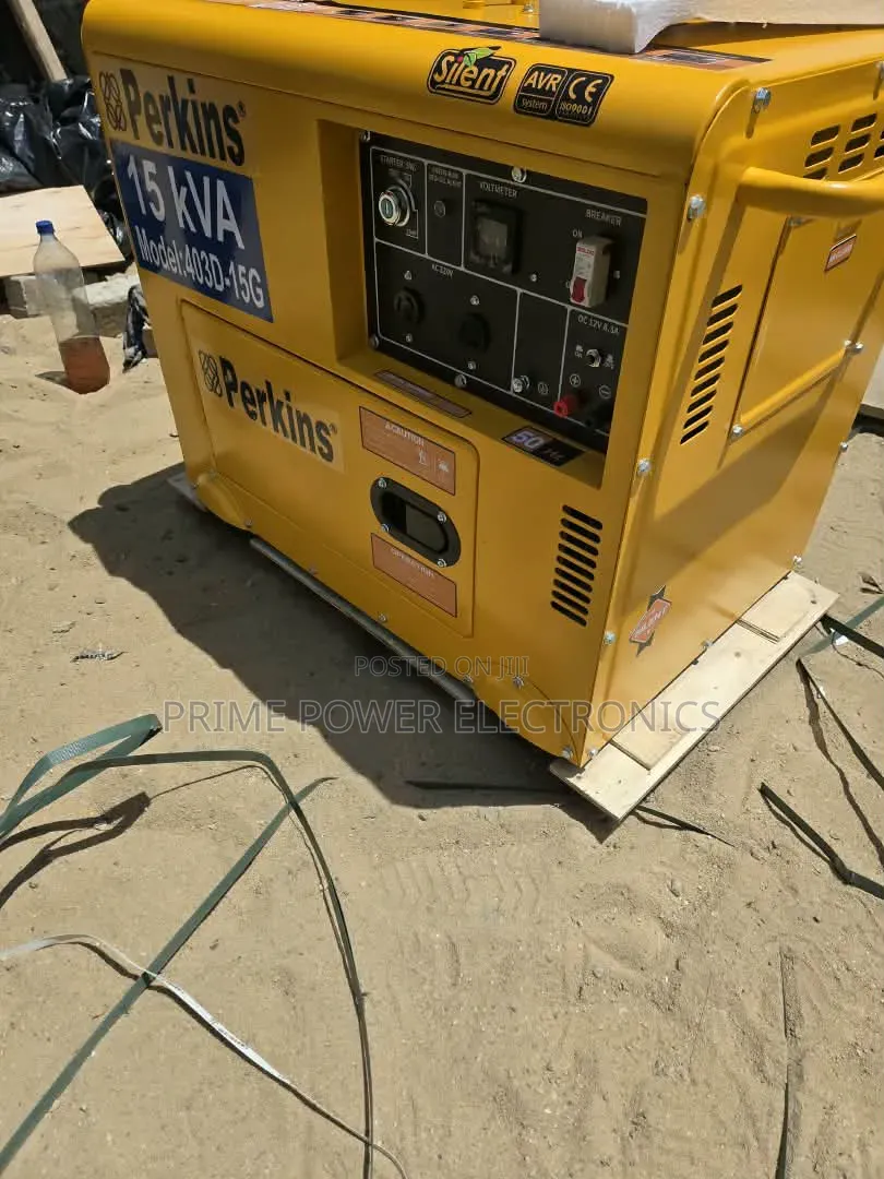 15kVA Perkins Generator With 100% Copper Winding