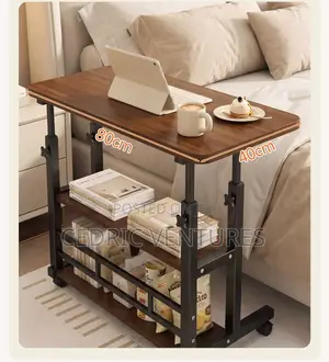 3 Layer Movable Adjustable Laptop Table - 80cm X 40cm