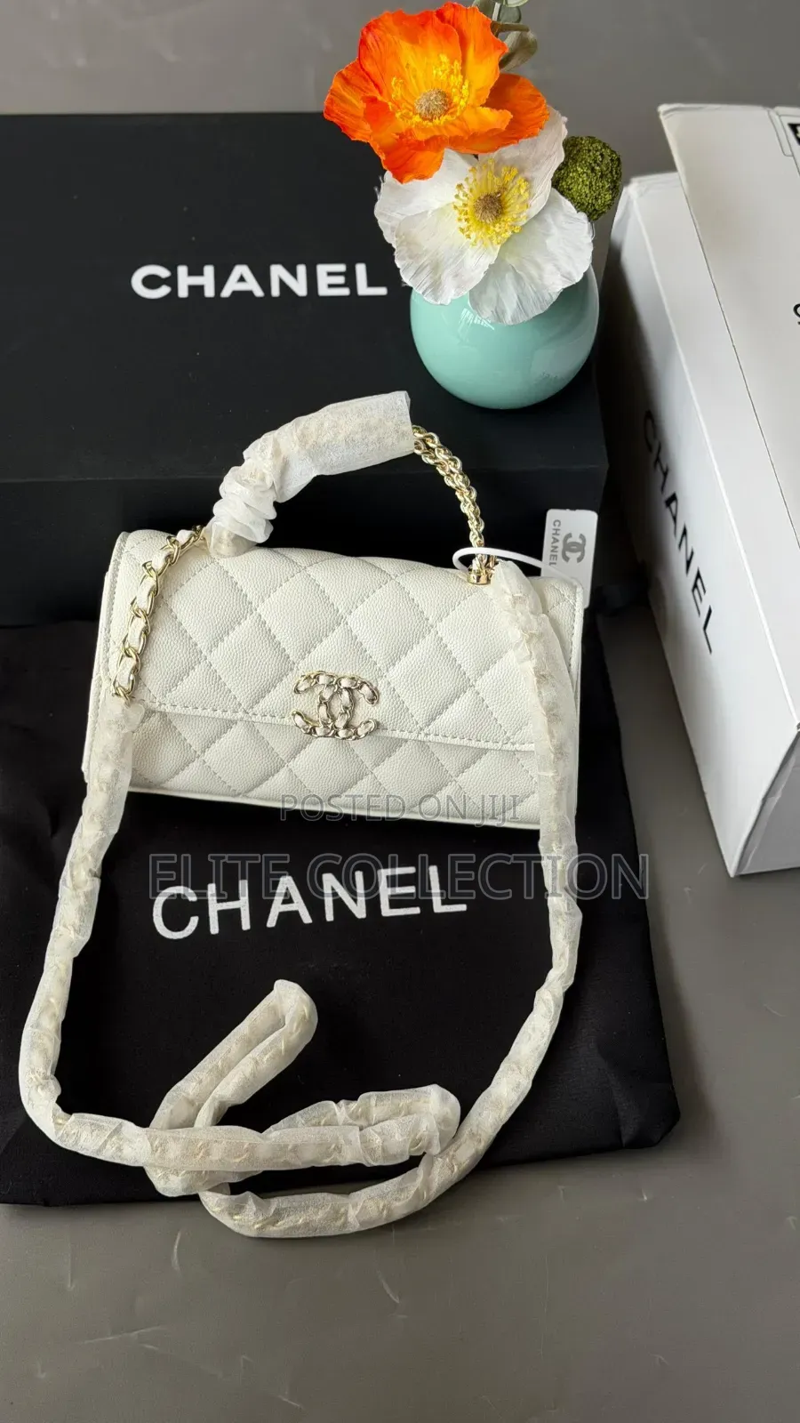 Luxury Chanel Cavier Leather Coco Mini Bag Colors: Burgundy