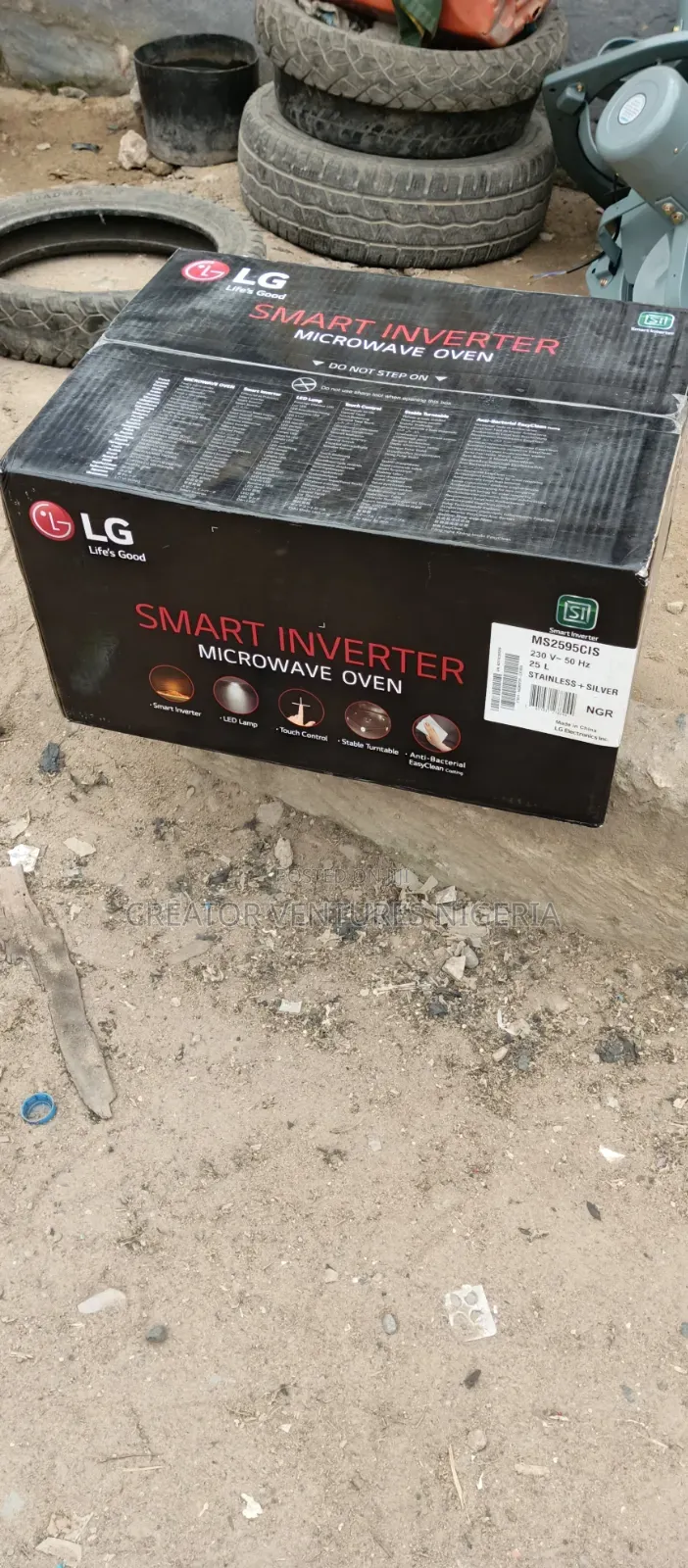 LG Inverter Smart Microwave Oven 25l,anti Bacteria Easy Clean,