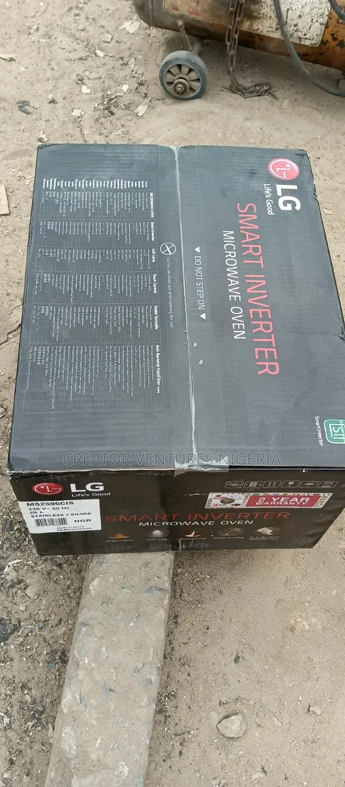 LG Inverter Smart Microwave Oven 25l,anti Bacteria Easy Clean,
