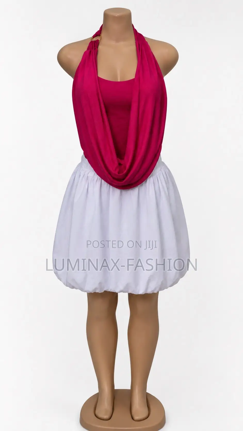 Women’s Elegant Cowl Neck Halter Top
