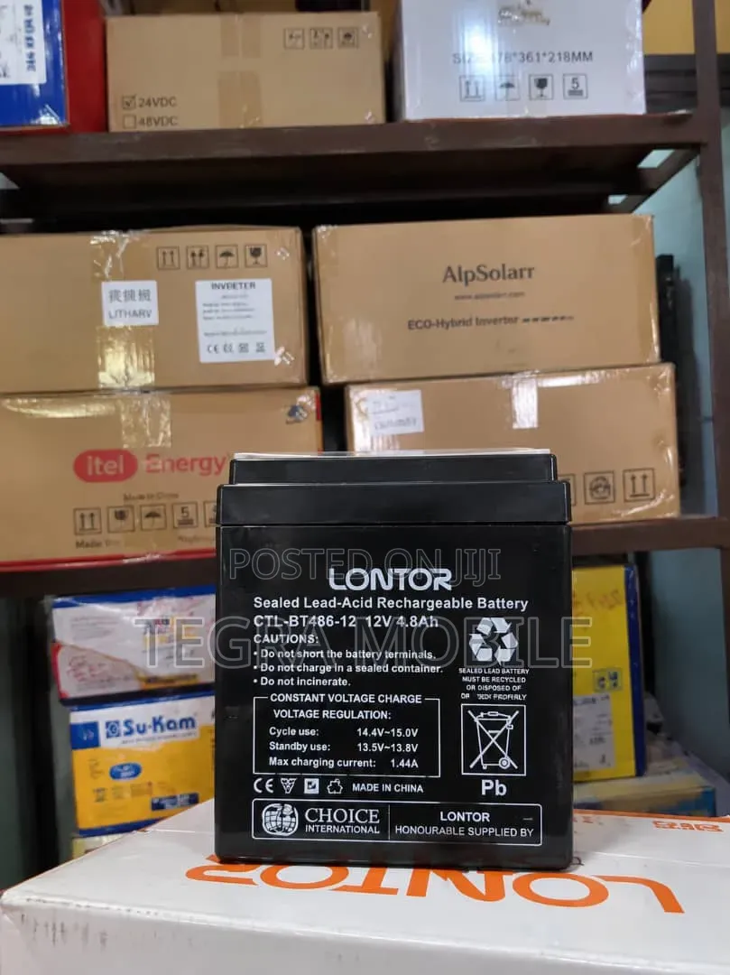 Lontor Rechargeable Battery 5Ah 12v