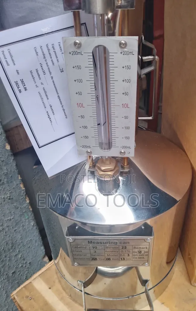 Stainless Steel Fuel Measuring Can