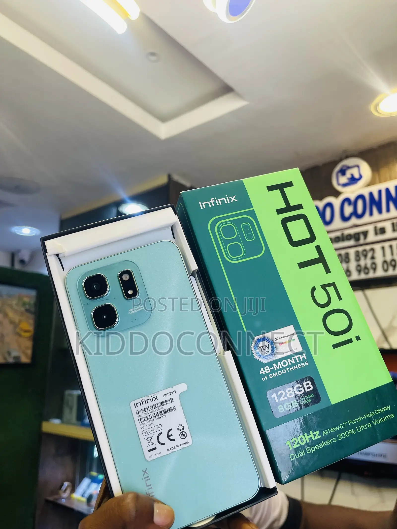 Infinix Hot 50i 128 GB Green