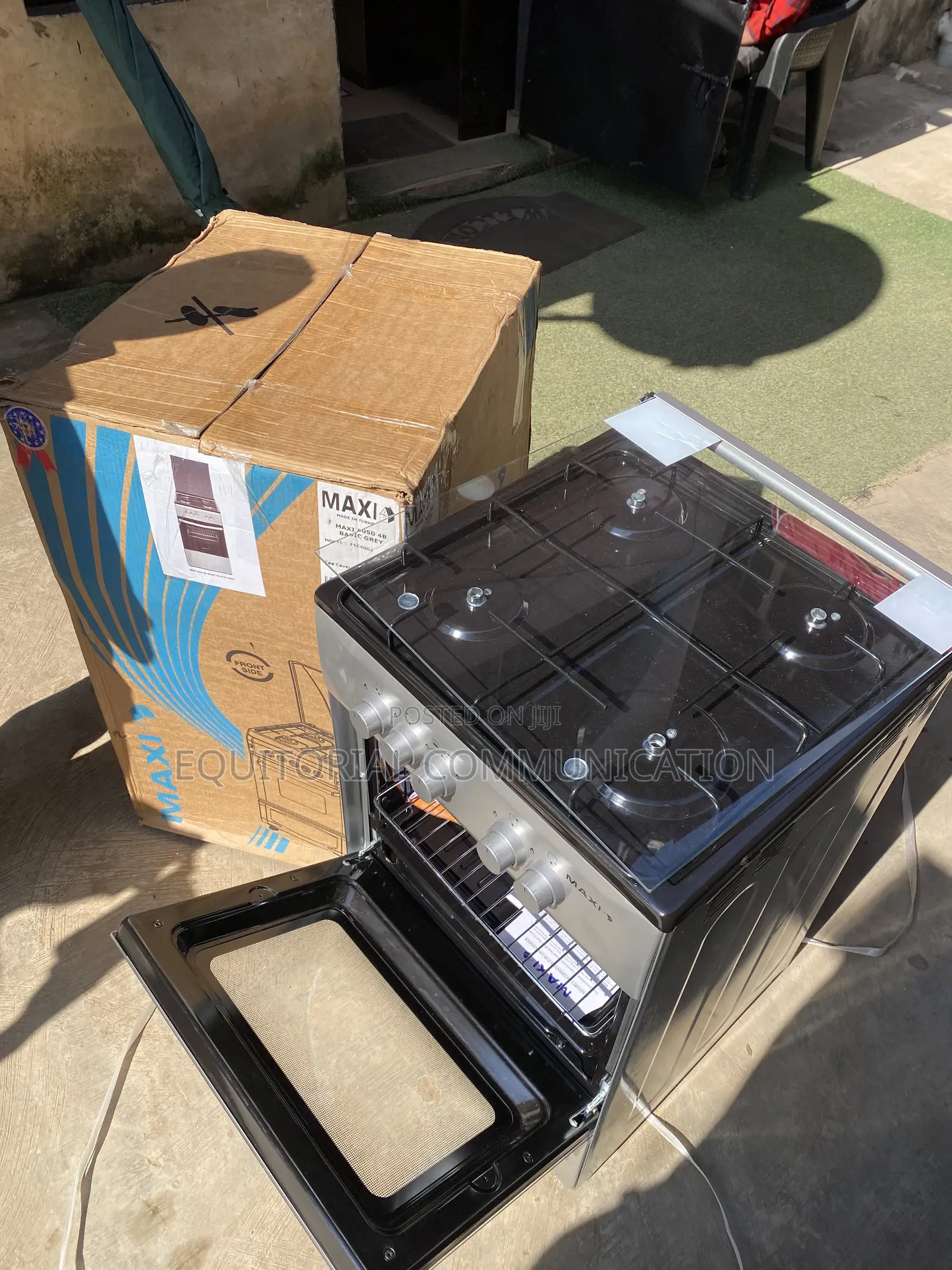 MAXI FSC40G2 50x50cm Family Gas Cooker With Four Burners and Oven