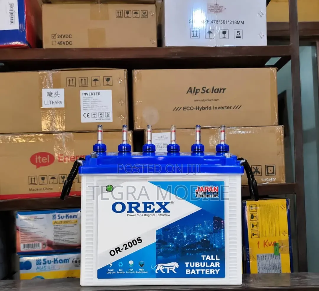 Orex 240Ah/12v Tubular Battery