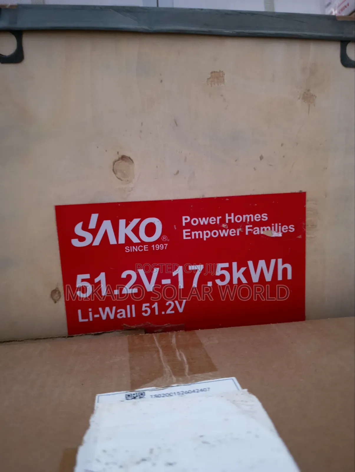 SAKO 17.5kWh 48V Lithium-Ion Battery for Solar Inverter