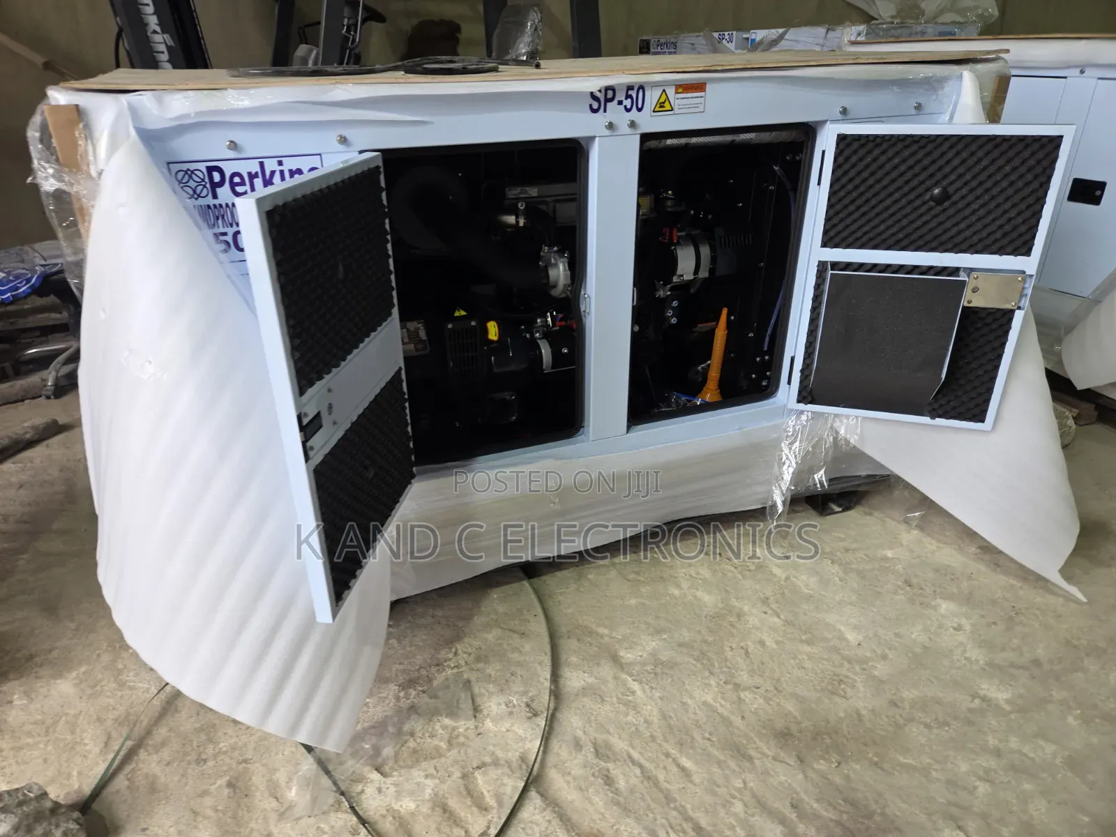 Strong & Durable 50kVA Perkins Diesel Soundproof Generator