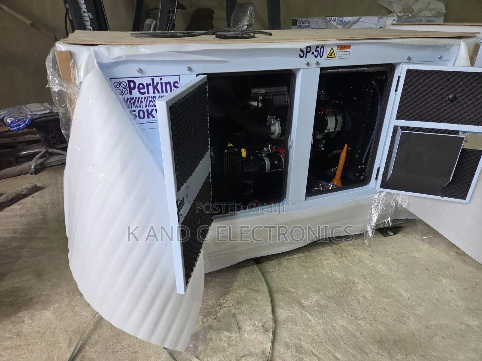 Heavy-Duty 50kVA Perkins Diesel Soundproof Generator