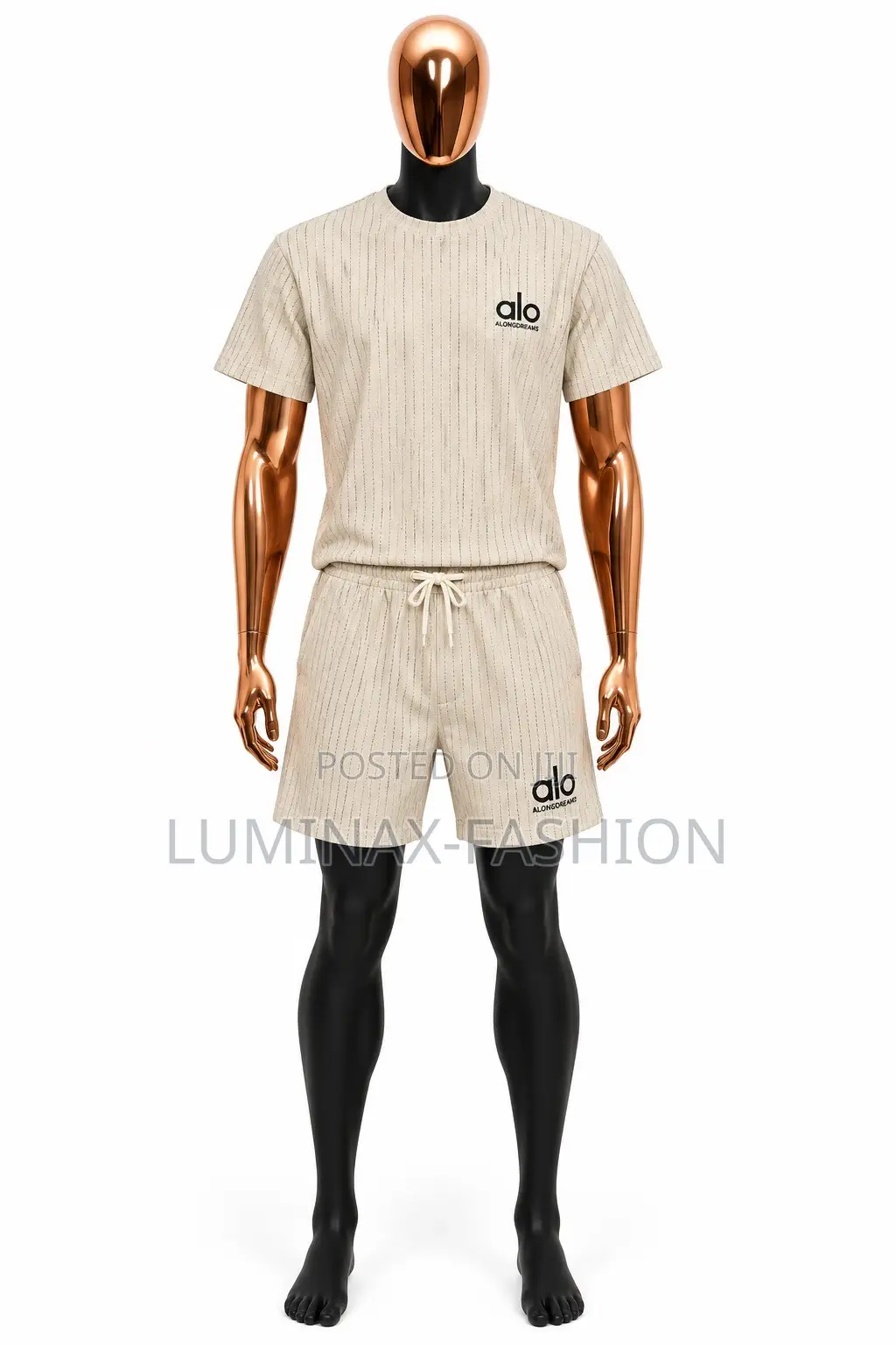 Men’s Casual Two-Piece T-Shirt and Shorts Set