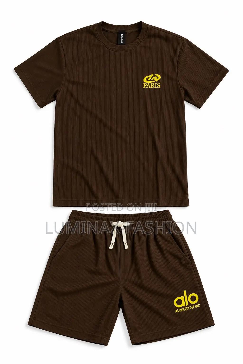 Men’s Casual Two-Piece T-Shirt and Shorts Set